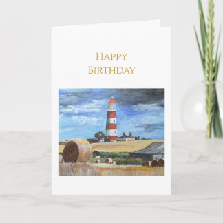 Happisburgh-Leuchtturm-Geburtstagskarte Karte