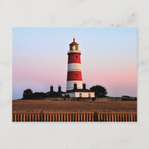 Happisburgh-Leuchtturm strahlend Postkarte