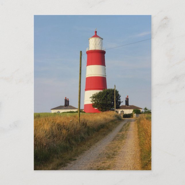 Happisburgh Lighthouse Norfolk Postkarte (Vorderseite)
