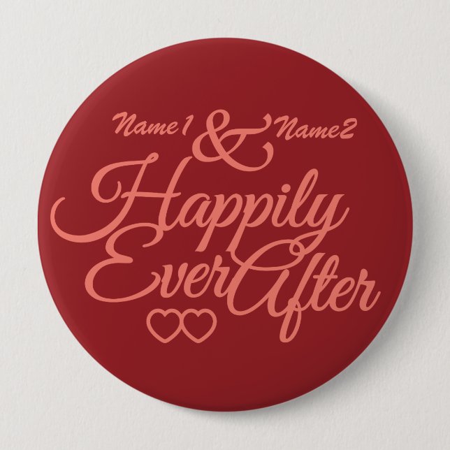 Happiy Ever After custom button (Vorderseite)