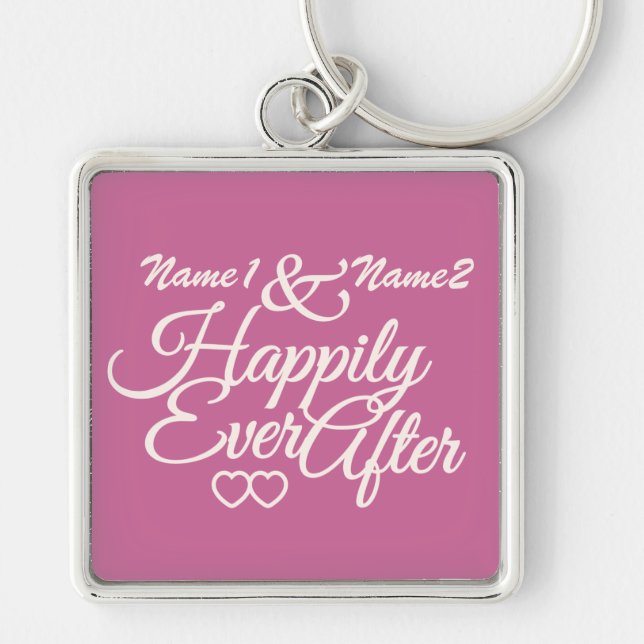 Happiy Ever After Custom Key Chain Schlüsselanhänger (Vorne)