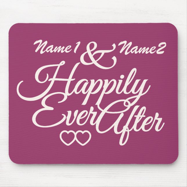 Happiy Ever After custom mousepad (Vorne)
