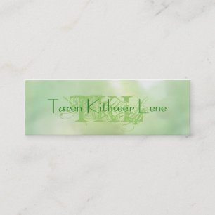 Häppliche wärme Pastelle Limon & Lemon Cloud Cards Mini Visitenkarte