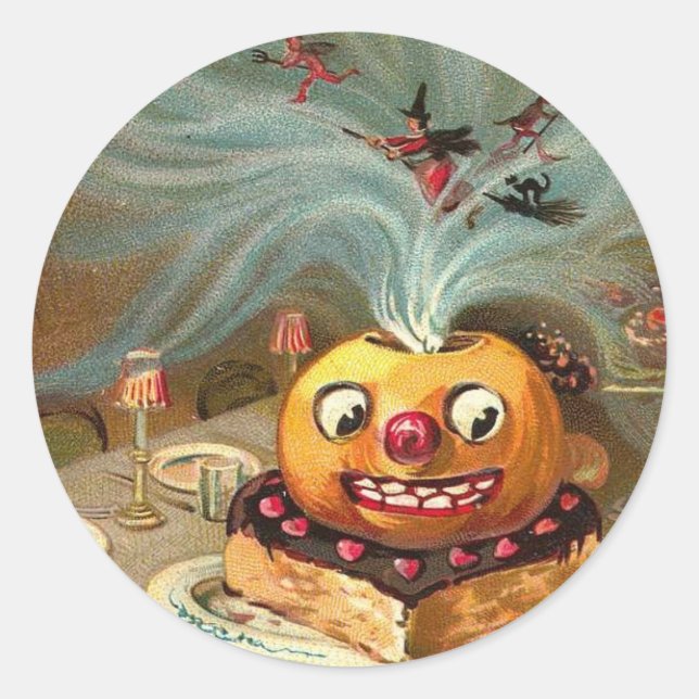 Happowe Runder Aufkleber (Vorderseite)