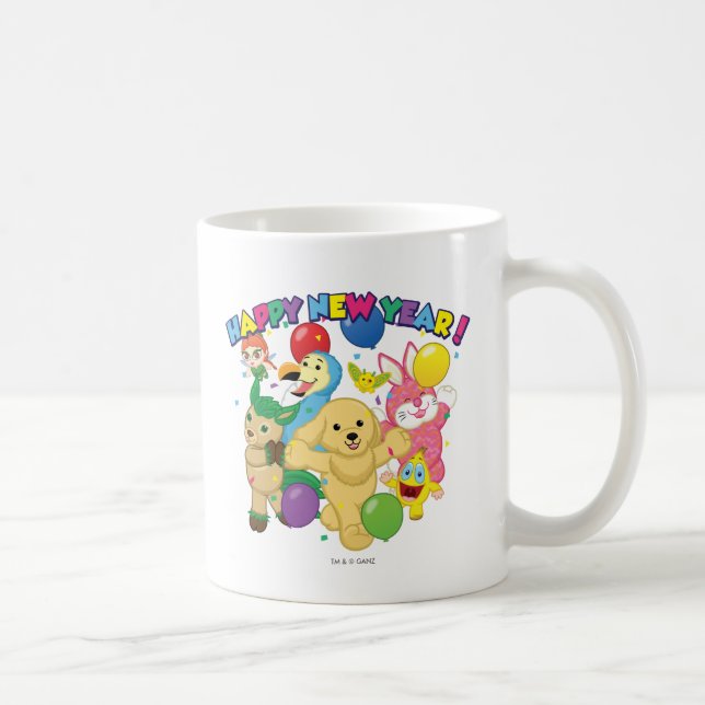 Happpy neues Jahr Kaffeetasse (Rechts)