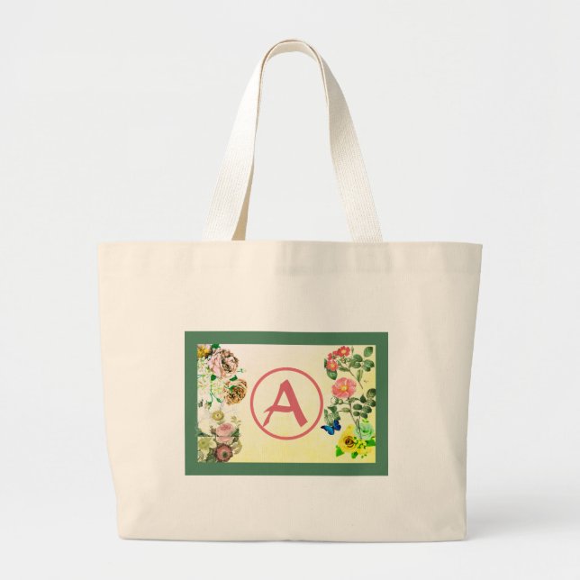 HAPPSEED CUSTOM ERSTE TASCHE VINTAGE BLUME (Vorne)