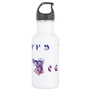 Happu Neues Jahr 2015 Hakuna Matata wünscht.png Edelstahlflasche