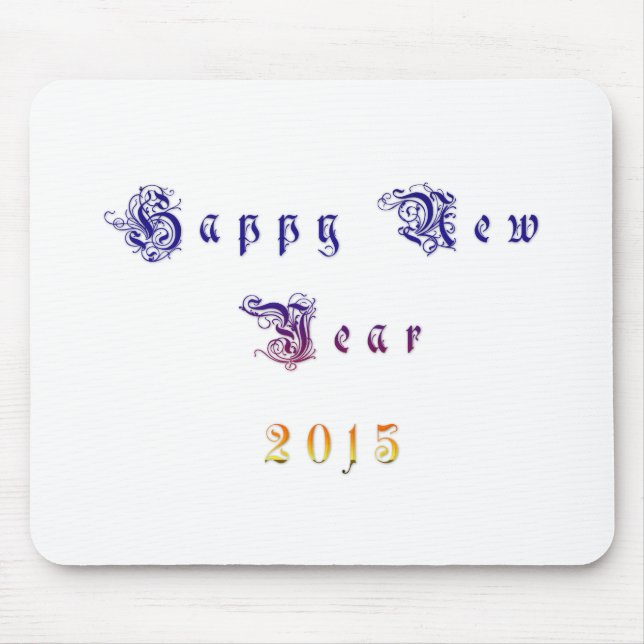 Happu Neues Jahr 2015 Hakuna Matata wünscht.png Mousepad (Vorne)