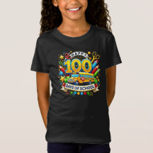 Happy 100. Day School Milestone Kinder Lehrer Bus