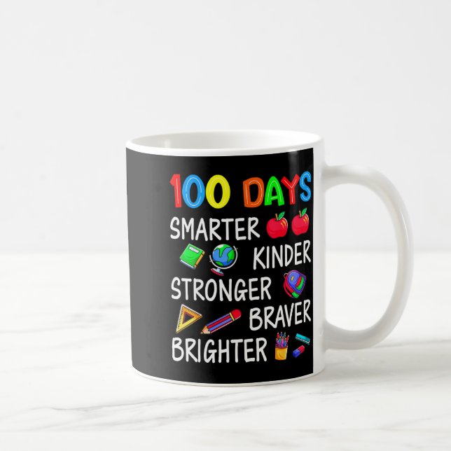 Happy 100 Days Of School 100th Day Of School Kids  Kaffeetasse (Rechts)