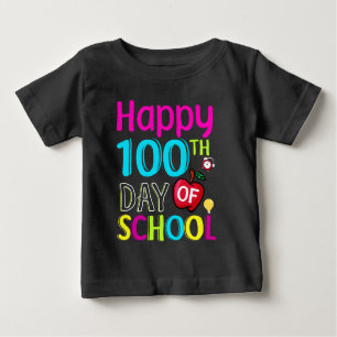 Happy-100-th-day-School Baby T-shirt