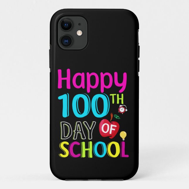 Happy-100-th-day-School Case-Mate iPhone Hülle (Rückseite)