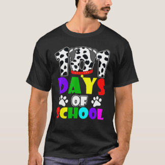 Happy 101 Days School Hunde Student oder Lehrer Ju T-Shirt
