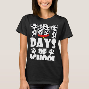 Happy 101 Days School Hunde Student oder Lehrer Ju T-Shirt