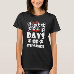 Happy 101 Days Schule 4. Klasse Hund 100 Tage Inte T-Shirt
