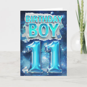 Happy 11. Geburtstagskarte Karte