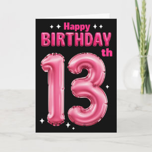 Happy 13. Geburtstagskarte Karte