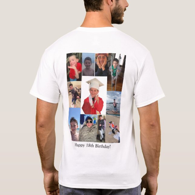 Happy 18th Birthday Evan!  T-Shirt (Rückseite)