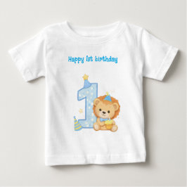 Happy 1st Birthday Lion Toddler T-Shirt