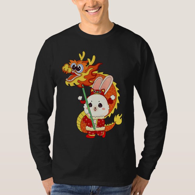 Happy 2023 Chinses Lunar Celebration Asian Dragon  T-Shirt (Vorderseite)