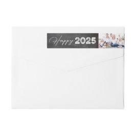 Happy 2025 Typografy New Year Foto Address