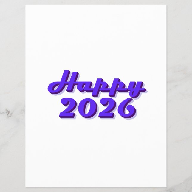 Happy 2026 flyer (Vorne)