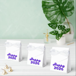 Happy 2026 geschenkschachtel