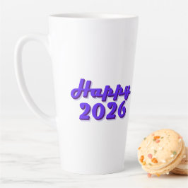 Happy 2026 milchtasse