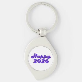 Happy 2026 schlüsselanhänger
