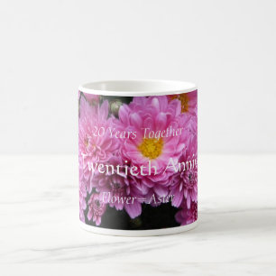 Happy 20. Hochzeitsjubiläum Kaffee-Tasse Kaffeetasse