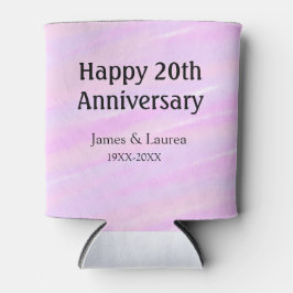 Happy 20th anniversary pink purple pastel name bol dosenkühler