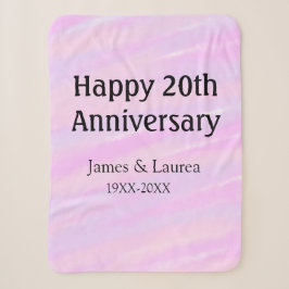 Happy 20th anniversary pink purple pastel name bol sherpadecke
