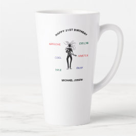 Happy 21. Geburtstags Gitarrist Milchtasse