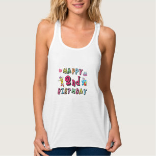 Happy 2. Geburtstag 2 Jahr b-Tag Überraschung Tank Top