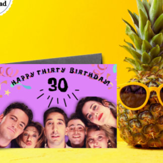 Happy 30 Geburtstag , niedliche Geburtstag-Karte Dankeskarte