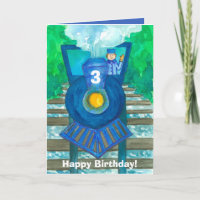 Happy 3. Geburtstag Dampfzug Custom