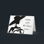 HAPPY **40th** BIRTHDAY ***SISTER*** CARD Karte<br><div class="desc">HAVE LOVELY ***SISTER*** AND WHO IS HAVING A ****40th BIRTHDAY****** THEN GO FOR IT AND SEND OR GIVE THIS CUTE CARD TO TODAY ! THANKS FOR STOPPING BY 1 OF MY 8 STORES</div>