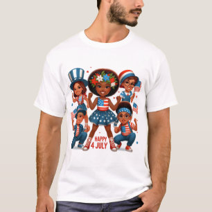 Happy 4 JUILLET T-shirt