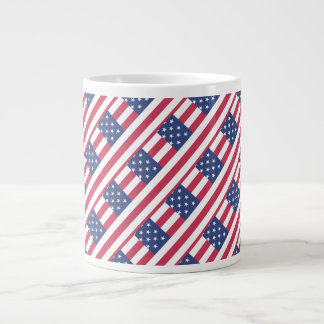 Happy 4th July Independence Day Jumbo-Tasse