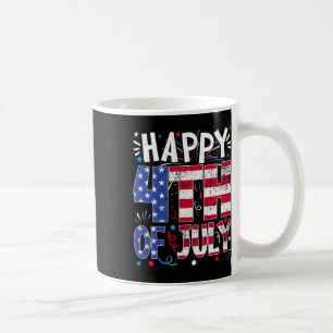 Happy 4th Of July Patriotic American Us Flag 4th O Kaffeetasse