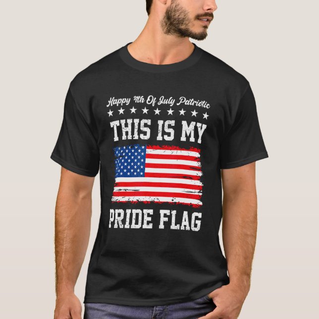 Happy 4th Of July Patriotic American US Flag 4th O T-Shirt (Vorderseite)