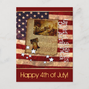 Happy 4th of July Postkarte