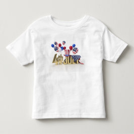 Happy 4th of July USA Kleinkind T-shirt