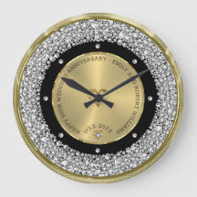 Happy 50. Hochzeit universell Diamanten und Gold