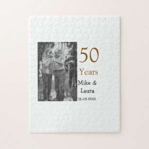 Happy 50. Jubiläum fügen Sie Pärchen Namen Datum H