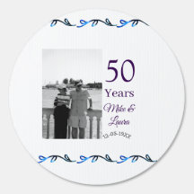 Happy 50. Jubiläum fügen Sie Pärchen Namen Datum H