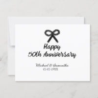 Happy 50. Jubiläum fügen Sie Pärchen Namen Datum H