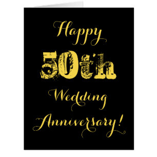 Happy 50 th Wedding Anniversary Card