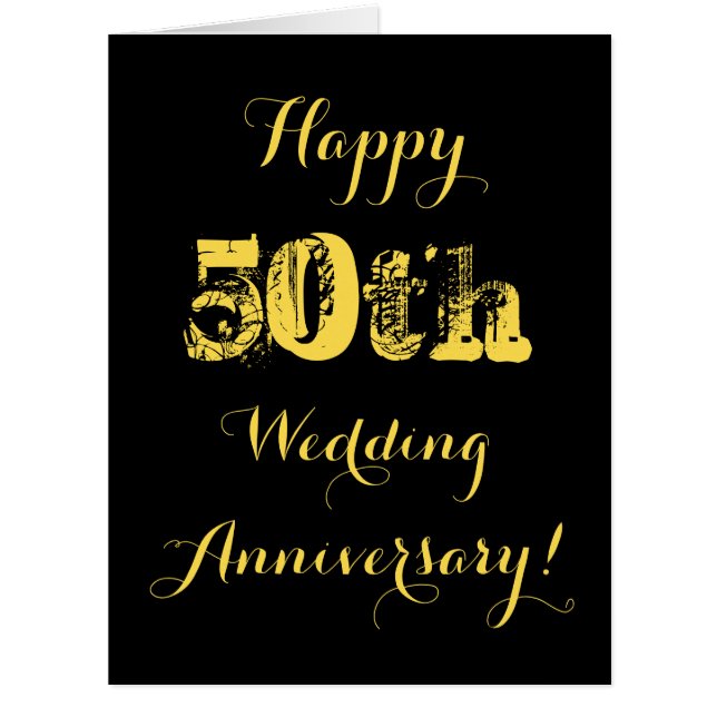 Happy 50 th Wedding Anniversary Card (Vorderseite)