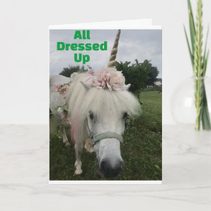 "HAPPY 50th BANTHDAY" de la carte * JOLIE PONY*